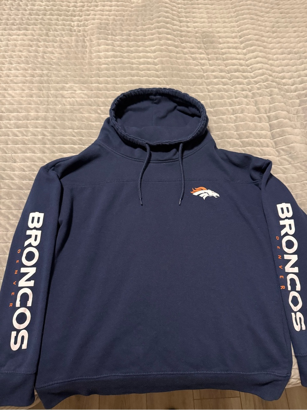 Women’s Denver Broncos cowl neck pullover